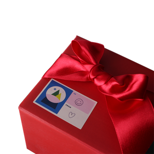 Pegatinas Autoadhesivas de Papel Mate Personalizadas, 100 Unidades, para Etiquetas de Velas, Envoltura de Regalos, Recuerdos Festivos y Manualidades - Product Image 1