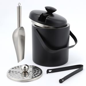 ถังแช่ไวน์น้ำแข็งสีทอง แชมเปญขนาดใหญ่ สแตนเลสสตีล โลโก้สั่งทำได้ หรูหรา สำหรับบาร์ ปาร์ตี้สไตล์เกาหลี ของตกแต่งสั่งทำได้ ช่วยรักษาความเย็น - Product Image 1