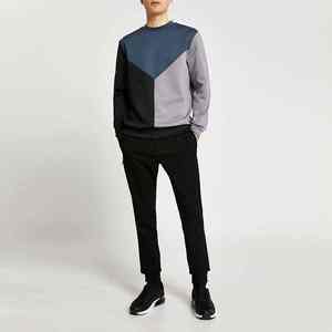 เสื้อสเวตเชิ้ตคอกลมผ้าฟลีซคุณภาพสูงสำหรับผู้ชาย ออกแบบเองได้ ผลิตจากผ้าฝ้าย 100% บริการ OEM สีตามสั่ง ไซส์ใหญ่ปกติ - Product Image 6
