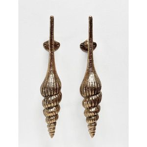 Bulk Traditional Golden Fish Shaped <b>Brass</b> Door Handles Home Decor Cabinet <b>Pulls</b> - Product Image 3