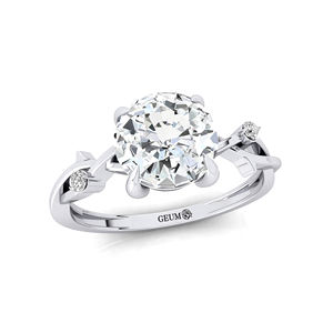 Anillo de Compromiso con Diamante Cultivado en Laboratorio con Corte VVS Certificado por IGI, Joyería de Lujo Única y Personalizada, Oro de 14K, Anillo de Bodas Exclusivo de 2 Quilates - Product Image 3