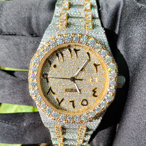 Reloj de Lujo Imperial Royal Fashion de Aleación con Moissanita para Hombre, con Esfera de Cristal de Zafiro - Product Image 1