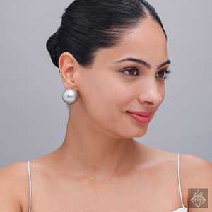 Boucles d'oreilles en perles Grandeeur de PRAO Bijoux en perles élégants et luxueux - Product Image 1