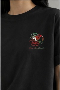 T-shirt décontracté d'été pour femme à manches courtes, style streetwear, avec logo, sur mesure OEM/ODM, grande taille, en polyester/coton tricoté - Product Image 4