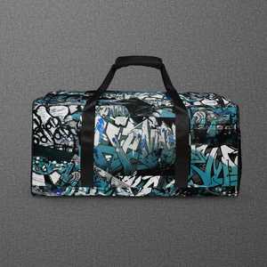 Sac de voyage à fermeture éclair avec imprimé graffiti OEM ODM, grande capacité, usage décontracté, en polyester - Product Image 4