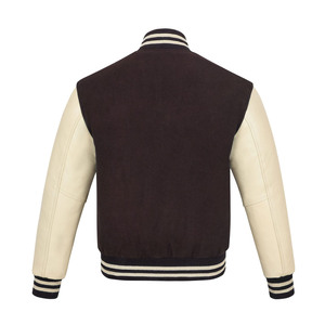 <b>Top</b> Trendy Unique Design Low MOQ Customized Printing Letterman Jackets Baseball Streetwear Style Varsity Jackets Stand Front - Product Image 3