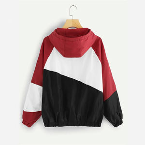 Chaqueta cortavientos de poliéster para hombre, personalizada OEM, transpirable, con cremallera, informal, para invierno, para actividades al aire libre, con logotipo frontal. - Product Image 6