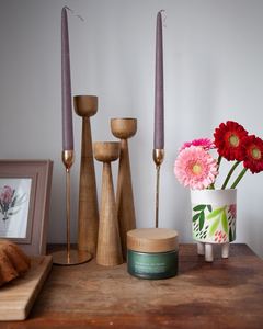 Modern Style Decorative Wooden <b>Candle</b> Stand for <b>Wedding</b> Party Events Dining Room Decor and Living Room Center pieces By UO INDIA - Product Image 5