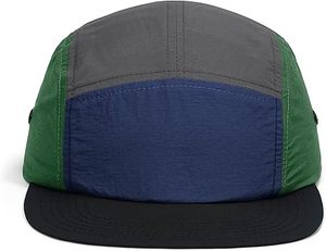 Casquette de baseball unisexe 6 panneaux ajustée à visière plate en jean décontracté, maille respirante, nylon imperméable, broderie 3D, pour printemps et été - Product Image 4