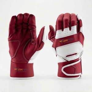 Fabricante de Guantes de Bateo de Béisbol Personalizados con Puño Corto, Guantes de Bateo de Softbol de Piel de Cabra en Colores y Logotipos Personalizados - Product Image 3