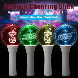 Bastón Luminoso LED Acrílico Fluorescente al por Mayor, 15 Colores, Barra Luminosa para Conciertos, Cinturón de Apoyo para Animación, Logotipo y Patrón Personalizados - Product Image 2