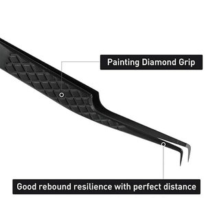 Extension Tweezers Stainless Steel Eyelash Application Tool For Volume Classic Hybrid <b>Lash</b> Extension Beauty Professionals - Product Image 3