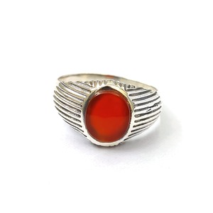 แหวนคาร์เนเลียนสำหรับผู้ชาย น้ำหนัก 4.9 กรัม - Product Image 1