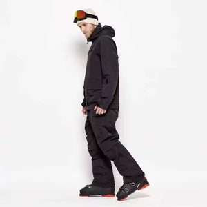 Ensemble de ski deux pièces imperméable pour homme – Combinaison de ski et de snowboard d'extérieur – Vêtements de sport d'hiver pour hommes - Product Image 5