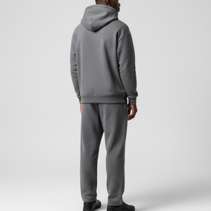 Conjunto de 2 piezas de chándal de algodón con estampado digital, sudadera con capucha oversize y pantalones de chándal con lavado ácido, estilo streetwear OEM personalizado. - Product Image 6