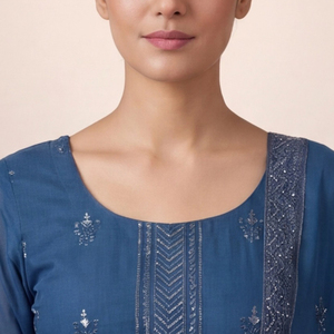 Wholesale Latest Design Shalwar Kameez 3-Piece Lawn Suit Breathable Quick Dry Ladies Lawn Embroidery Suits For <b>Sale</b> - Product Image 6