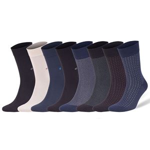 Calzini Eleganti da Uomo in Rayon di Bambù, 8 Paia in Colori Assortiti, Taglia 8-11.5, Morbidi, Inodori ed Ecologici - Product Image 5