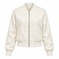 Vestes bomber de sport courtes personnalisées OEM, veste bomber pour femme de haute qualité, imperméable