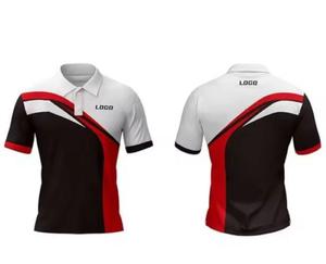 Custom Logo Printed Men's Long Sleeve for Shirt 100% Cotton Red Black <b>White</b> Blank Quick Dry Breathable Knitted Regular Fit - Product Image 4