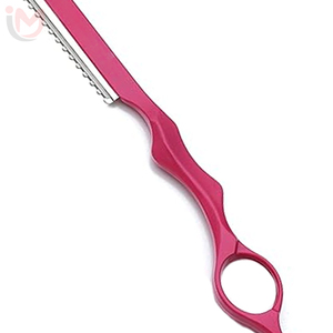 <b>Single</b> <b>Blade</b> <b>Razor</b> Stainless Steel <b>Blade</b> Plastic Handle Face Shaving Tool Barber Shop Use Female - Product Image 2