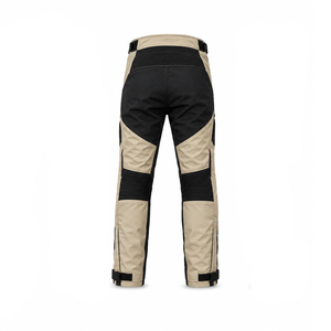 Pantalones flexibles para motocicleta para paseos en clima frío con aislamiento térmico, zonas protectoras en las rodillas, cintura ajustable y duraderos. - Product Image 3