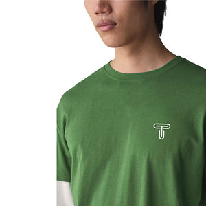 Camisetas Personalizadas Profesionales de Algodón con Serigrafía Térmica de Manga Larga Doble, Camisetas Cortas para Hombre - Product Image 2