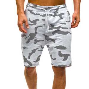 <b>Men</b> Camouflage Print Board Shorts Quick Dry Drawstring Waist Casual Swim <b>Trunks</b> Short Length Polyester Material - Product Image 1