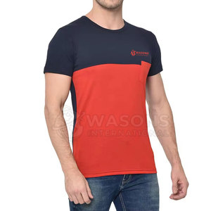 Classic Style Cotton Round Neck T Shirt Smooth Cotton Material Breathable Comfortable <b>Fit</b> For Men - Product Image 2
