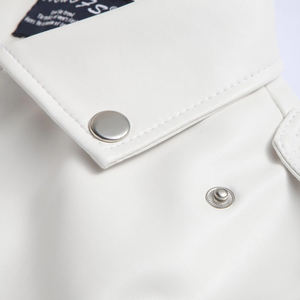 Chaqueta de Cuero para Motociclista, Color Bronceado Desgastado, Chaqueta de Motocicleta Resistente de Cuero Vacuno, Estilo Ajustado, Chaqueta de Moda Masculina - Product Image 4