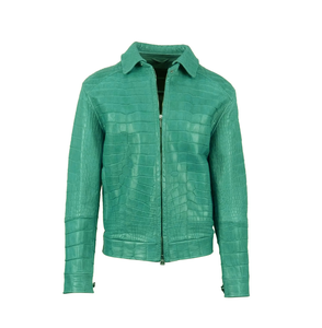 เสื้อแจ็คเก็ตหนังผู้ชายราคาสมเหตุสมผล แฟชั่นล่าสุด ระบายอากาศได้ดี คุณภาพสูง ปรับแต่งได้ตามต้องการ - Product Image 1