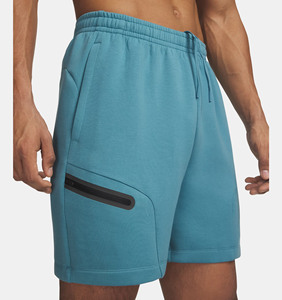 Shorts de sport pour homme en molleton technique de qualité supérieure, avec poche zippée, pour la gym, le fitness et les activités décontractées - Product Image 1