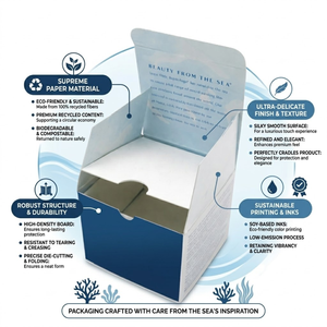 Cartón Kraft Reciclable Biodegradable de Lujo Personalizado |   Cajas Cosméticas para Artículos Esenciales de Maquillaje, Kit Facial, Precios de Fabricantes - Product Image 6