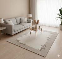 Tapis Kilim Moderne en Velours à Tissage Plat Géométrique, Fabriqué à la Machine, Taille Personnalisée, Antidérapant, Motif Floral, Épaisseur 5-6mm