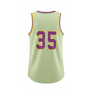 Uniforme de Baloncesto Profesional Personalizado, Tejido Transpirable de Secado Rápido, Sublimado, Venta al Por Mayor - Product Image 3