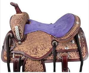 Silla de Montar Occidental de Nuevo Diseño 2026, Cómoda y de la Mejor Calidad, Hecha en Uttar Pradesh, de Cuero, la Mejor Oferta para Carreras de Caballos - Product Image 4