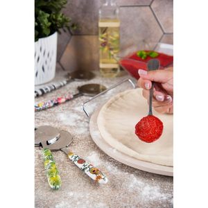 Cortador de Pizza Excelsa Italy Tropical Chic de Acero con Mango Multicolor Modelo 66111 - Product Image 5