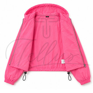 Chaqueta Cortavientos Impermeable con Logotipo Personalizado para Mujer, Chaqueta de Talla Grande para Actividades al Aire Libre con Protección Contra el Viento y el Agua - Product Image 2