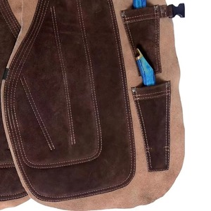 Chaps de ferrier unisexe en cuir robuste, réglables, pour le sablage des sabots, protection des jambes, équipement de protection pour fermeurs - Product Image 3