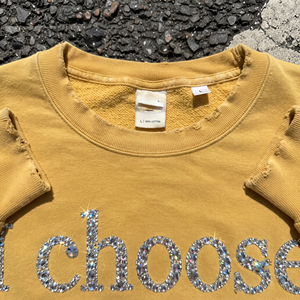 เสื้อสเวตเชิ้ตผู้หญิงไซส์ใหญ่ประดับเพชรเทียม 450 GSM ผ้าถักสไตล์ฤดูหนาว เสื้อสเวตเชิ้ตประดับเพชรเทียมสำหรับผู้หญิง - Product Image 4
