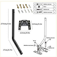 Antenne MIMO 4G LTE 5G T-Mobile SMA TS9 pour Hotspots/Routeurs, 600-6000 MHz 10dBi, Câble RG58 de 10 mètres/Support de Pôle