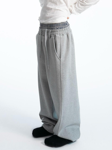 Custom <b>Joggers</b> Sweat Pants Men Crystal Rhinestone Oversized Straight Leg Cotton French Terry Baggy Acid Wash Flared Sweatpants - Product Image 3