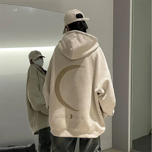 Sweat-shirt à capuche graphique Autumn Moon pour hommes, mode Harajuku, streetwear, pull à capuche unisexe, hip hop, sweat-shirt à capuche oversize - Product Image 4