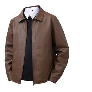 Chaqueta de Motociclista Vintage de Cuero Genuino para Hombre, de Alta Calidad, Estilo Urbano, con Cierre Completo, Colores y Logotipo Personalizables - Product Image 4