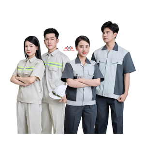 TOP QUALITY Durable <b>Welding</b> Clothes Worksuit Engineer Industrial Uniform Unisex clothing factory work style FMF uniform OEM/ODM - Product Image 1