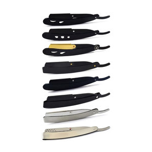 Kit de afeitado para hombre, afeitadora de seguridad, maquinilla de afeitar recta de bolsillo, set de cuidado personal, herramienta de afeitado manual reutilizable para barba y rostro - Product Image 6