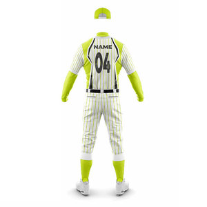 Uniforme de Béisbol Personalizado para Adultos, Jersey Sublimado Multicolor de Manga Larga con Pantalones, Uniforme de Entrenamiento para Jugadores - Product Image 5