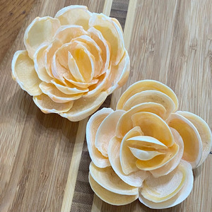 Flores artesanales de conchas marinas blancas, flores hechas a mano con conchas marinas, venta al por mayor a precio económico, artesanías naturales - Product Image 2