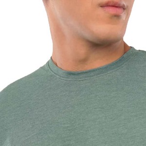 T-shirts de sport décontractés pour hommes grande taille, 100 % coton, séchage rapide, respirants, coupe régulière, style urbain, prix abordable, personnalisables OEM - Product Image 4
