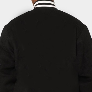High Quality Unisex Stylish Varsity <b>Jacket</b> Windproof Sheep Skin Sleeves Plain Dyed Fabric Printed Technics <b>Men</b> Varsity <b>Jacket</b> - Product Image 5