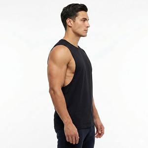 Débardeur Homme Personnalisé avec Logo, Coupe Ample, pour Gym et Fitness, Sans Manches, 100% Coton, Séchage Rapide - Product Image 5